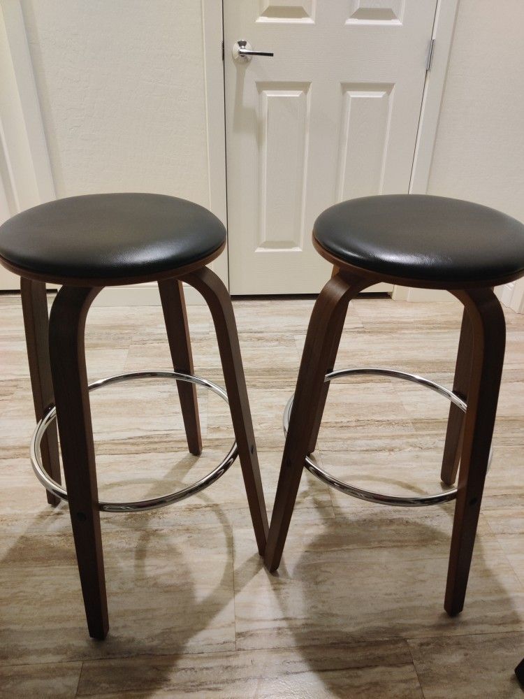 Armen Living Swivel 26-in Bar Stools