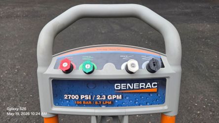Generac pressure washer 2700 psi