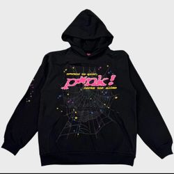 Black Pink Spider Hoodie