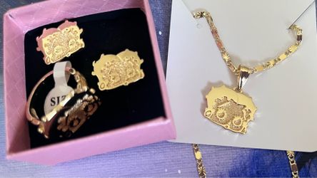 Betty Boop Jewelry Set