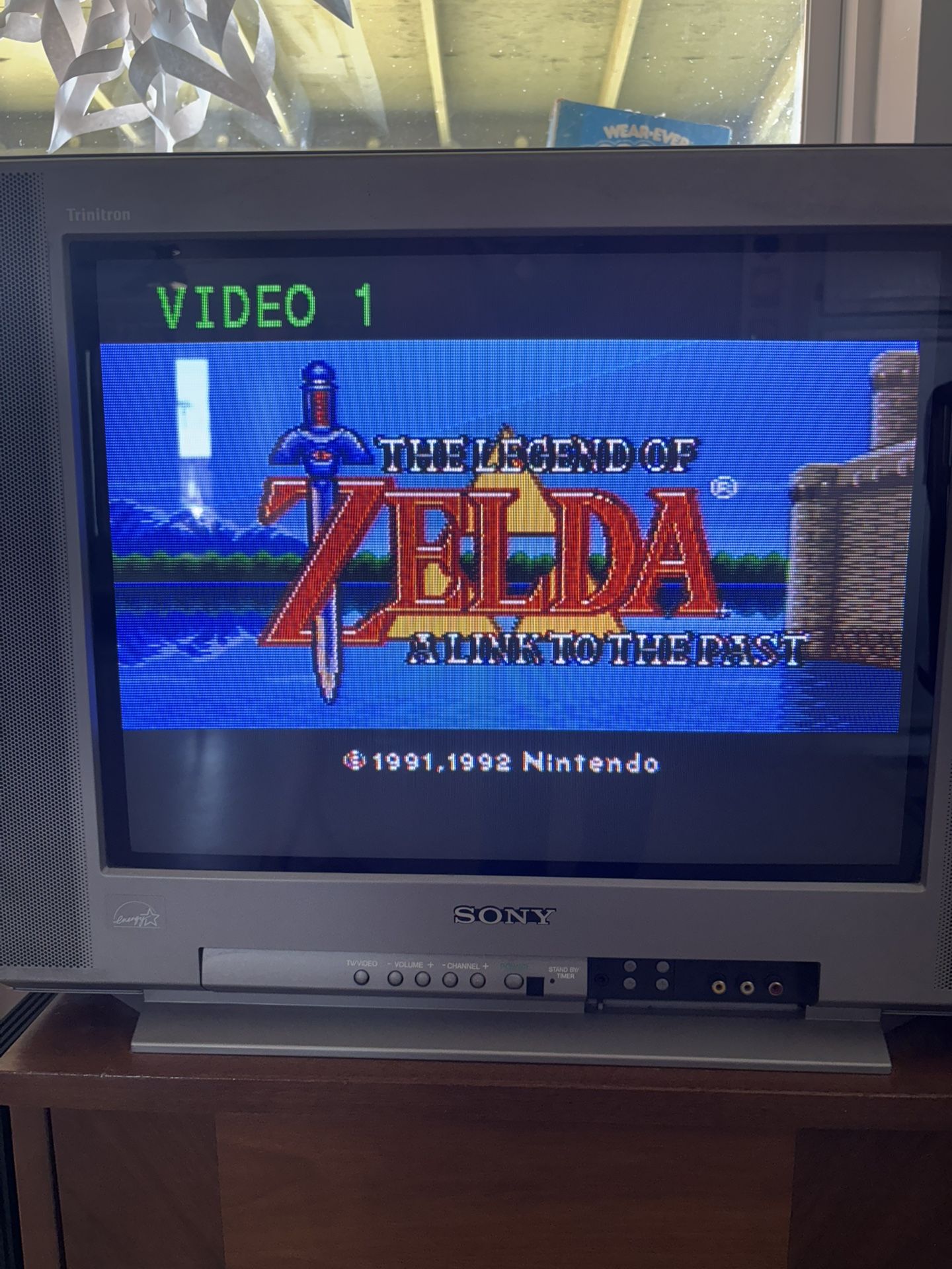 Sony Trinitron CRT and NES/SNES