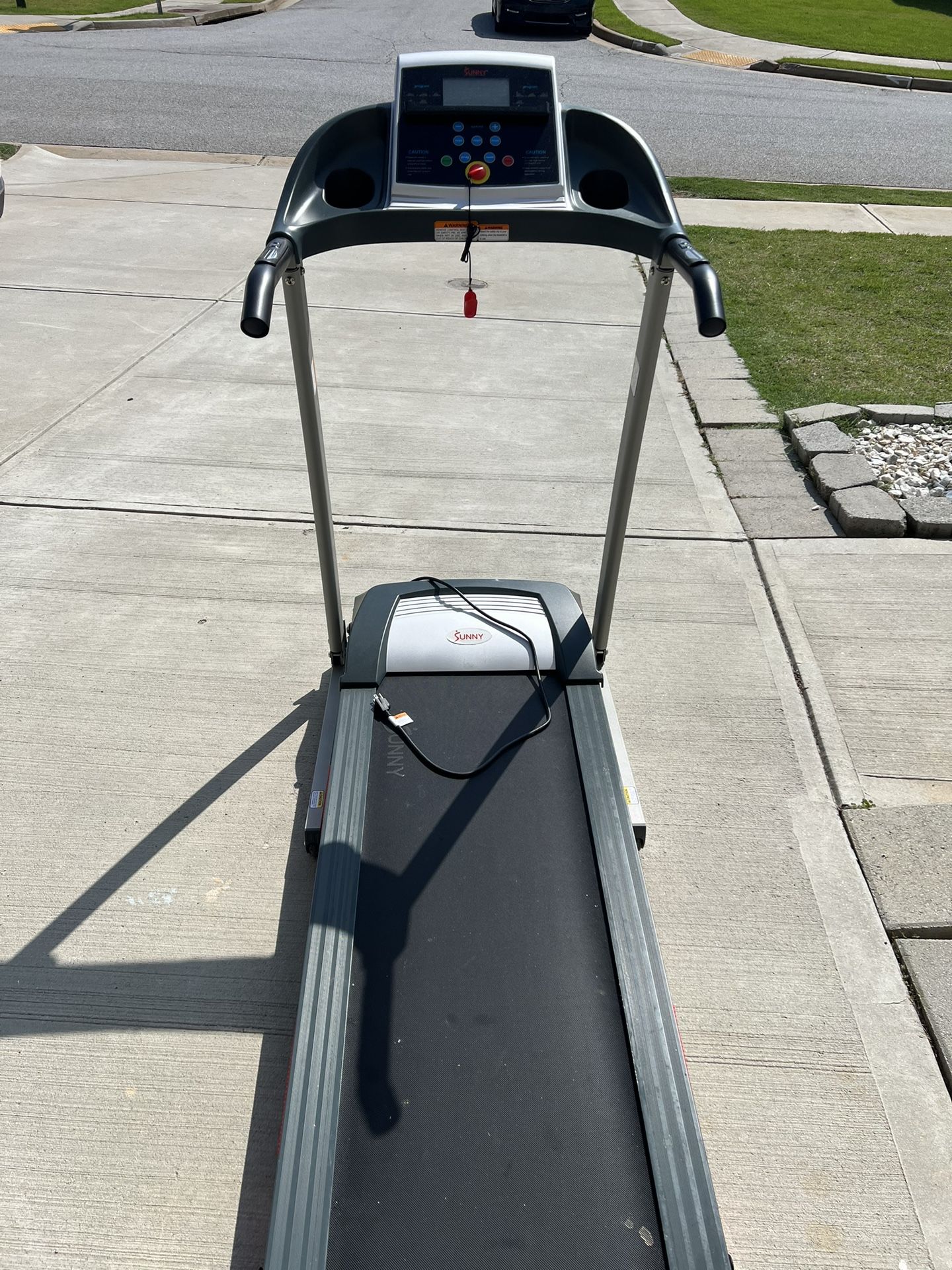 Sunny Health & Fitness Treadmill β Compact, Foldable
