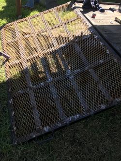 Built winch box and repaired trailer gate