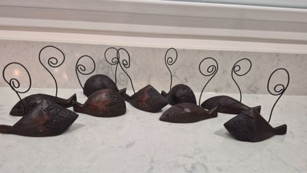Fish Place Card Holders, 9 count