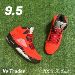 Size 9.5 Air Jordan 5 Retro “Raging Bulls” 🐂 