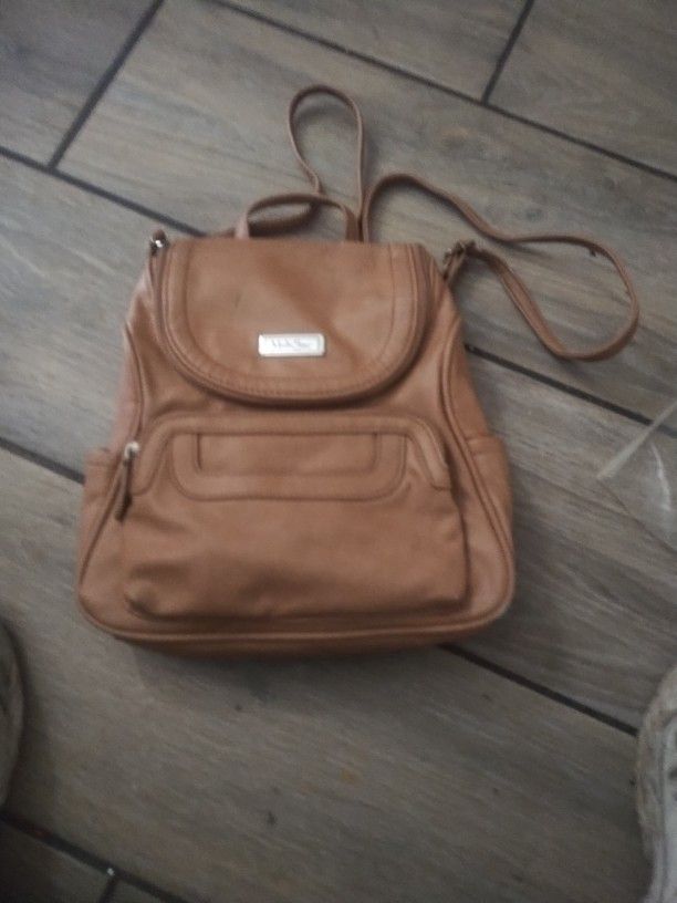 Brown Maha Sac. Backpack