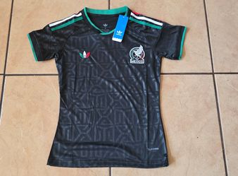 Mexico EL TRI Women's Black Soccer Jersey Size XS S M & L