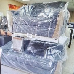 New 2 Pcs Sofas Set Only $1,199