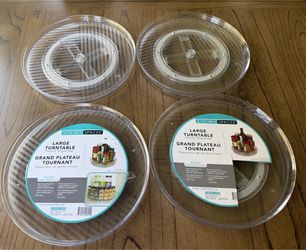 Set of 4 Kitchen Spaces Lazy Susan Pantry Organizers