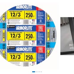 Armorlite 250-ft 12 / 3 Solid Aluminum MC Cable