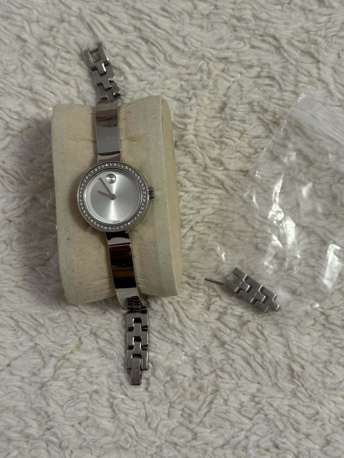 Movado Bold Luxe Silver Watch