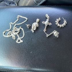 Lot Of 925 Silver Jewelry 