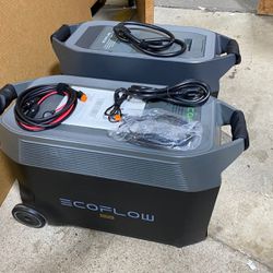 EcoFlow DELTA Pro Power Station 3600Wh + 3600Wh Extra Battery =7200Wh Total