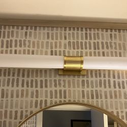 Goldtone Vanity Light