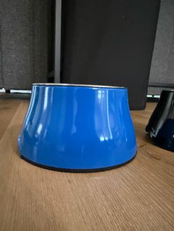Blue Elevated Dog Bowl