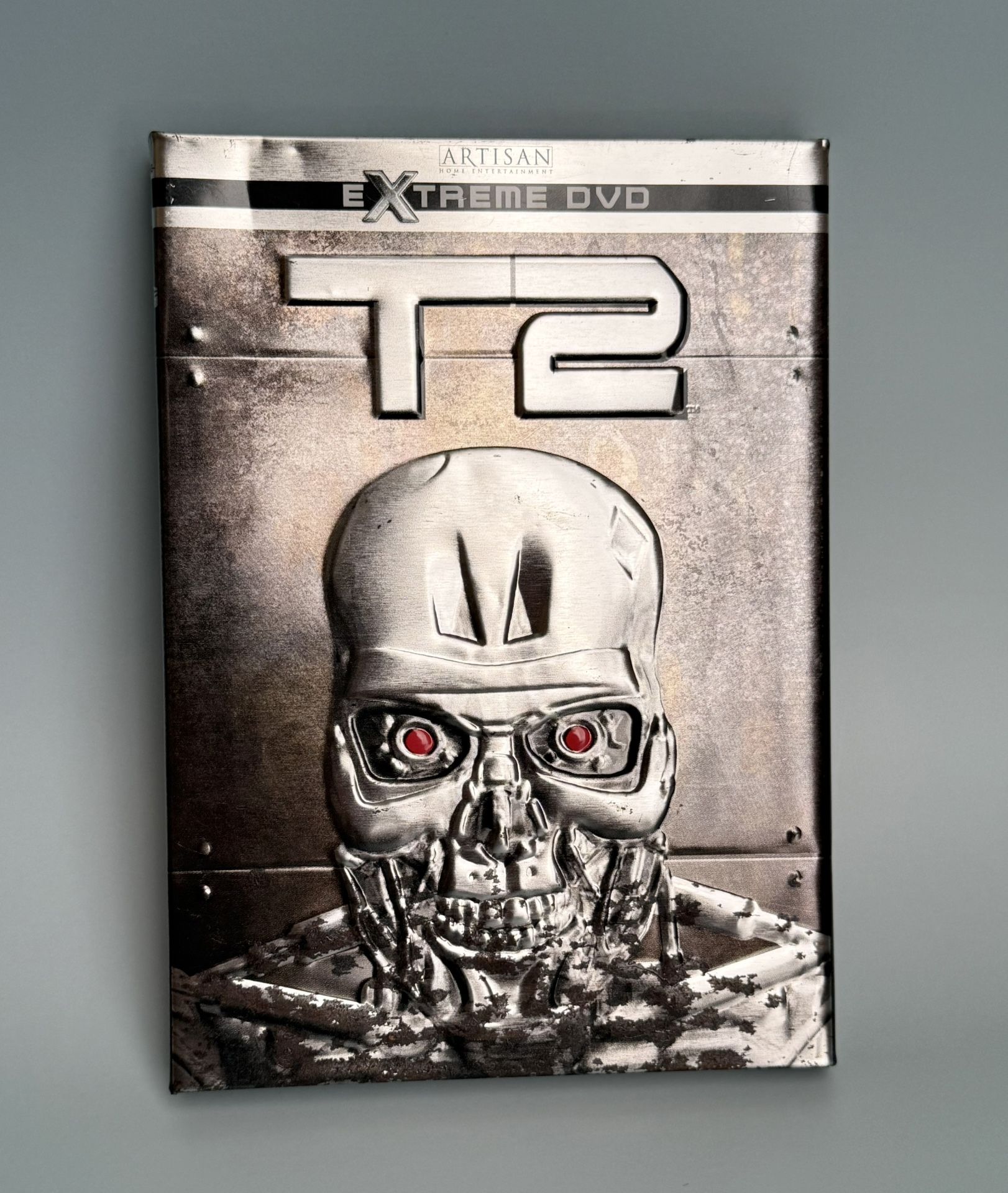 Terminator 2 T2 Judgment Day Extreme DVD Metal Steel Case.