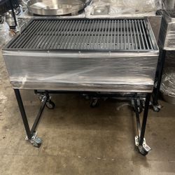 Asador Nuevo De Carbon/ New 20x36 Bbq Grill For Charcoal With Detachable Legs New/ Nuevo Con Patas Desmontables 