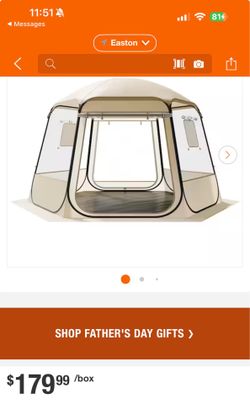 Serious inquiries only Pop-up Bubble Tent, 11 x 10. 2 ft., Waterproof  for 8-10 people
