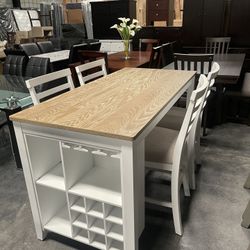 Pub Set With Storage 