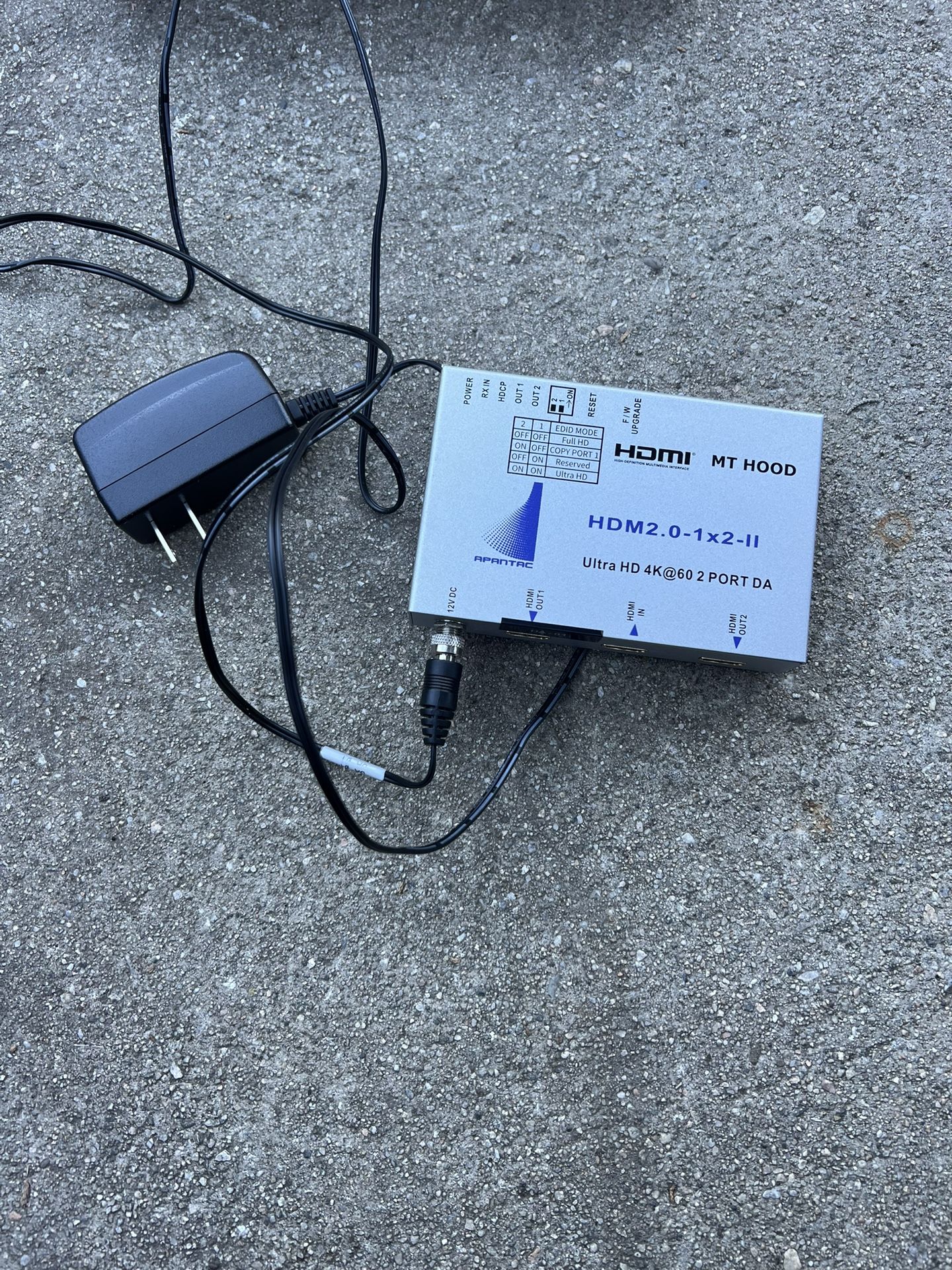 APANTAC HDM 2.0-1X2-II / HDM201X2II (USED)