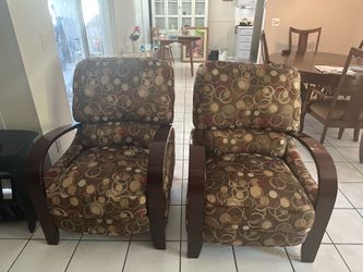 Two recliner chairs