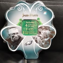 Jalen Hurts NFL Four Leaf Clover Tin