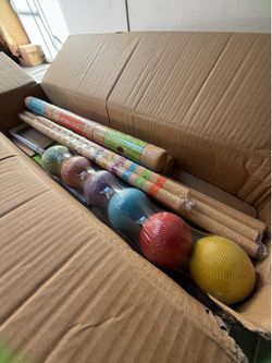 Croquet Set Game! Open box still in wrapping
