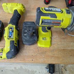 Ryobi Cordless Multi Tool And Compact Cut Off Tool