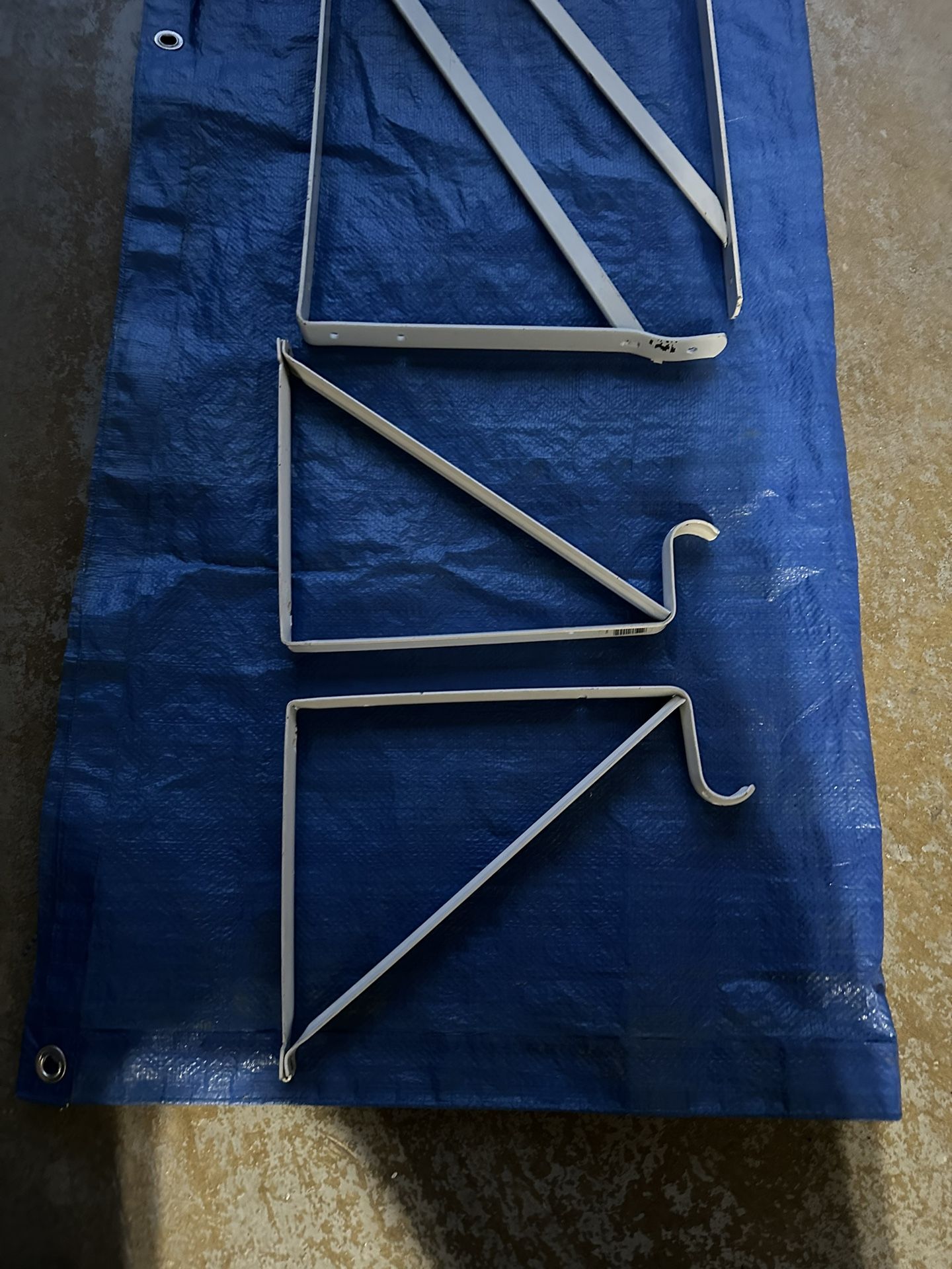 Set Of 5 long / Short Supports Brackets