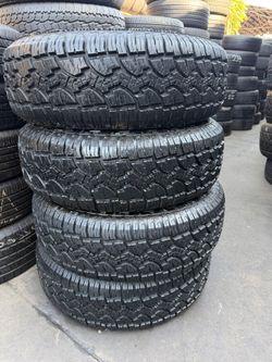 SET OF FOUR P26570r17 ALL TERRAIN TIRES