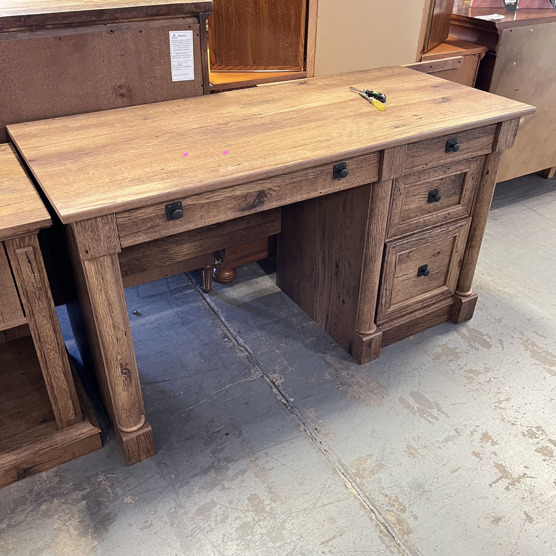 Faux Wood Computer Desk (in Store)