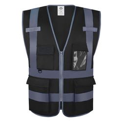 Black Visibility  Vest - Brand New