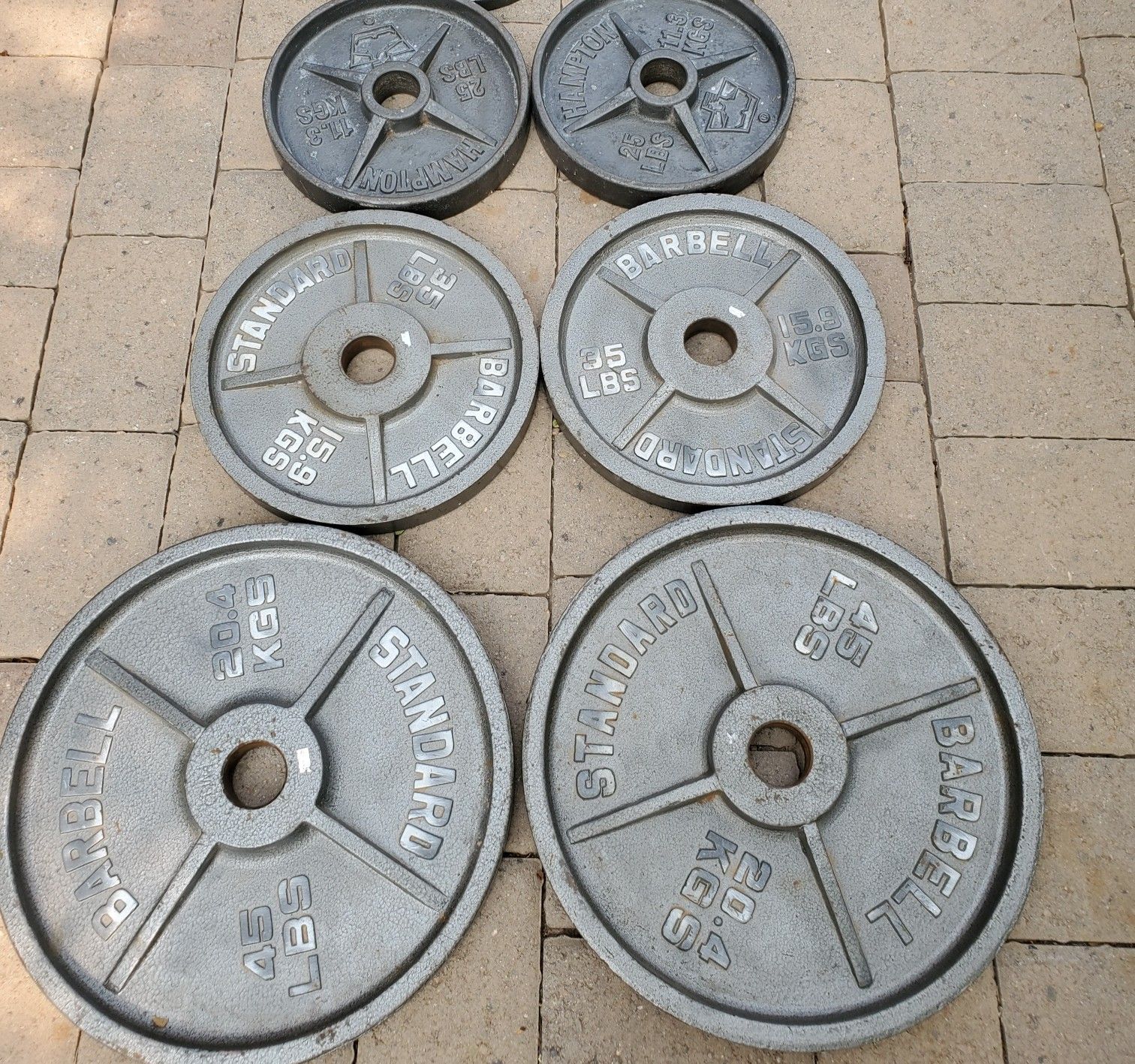 210lbs Olympic weight plates