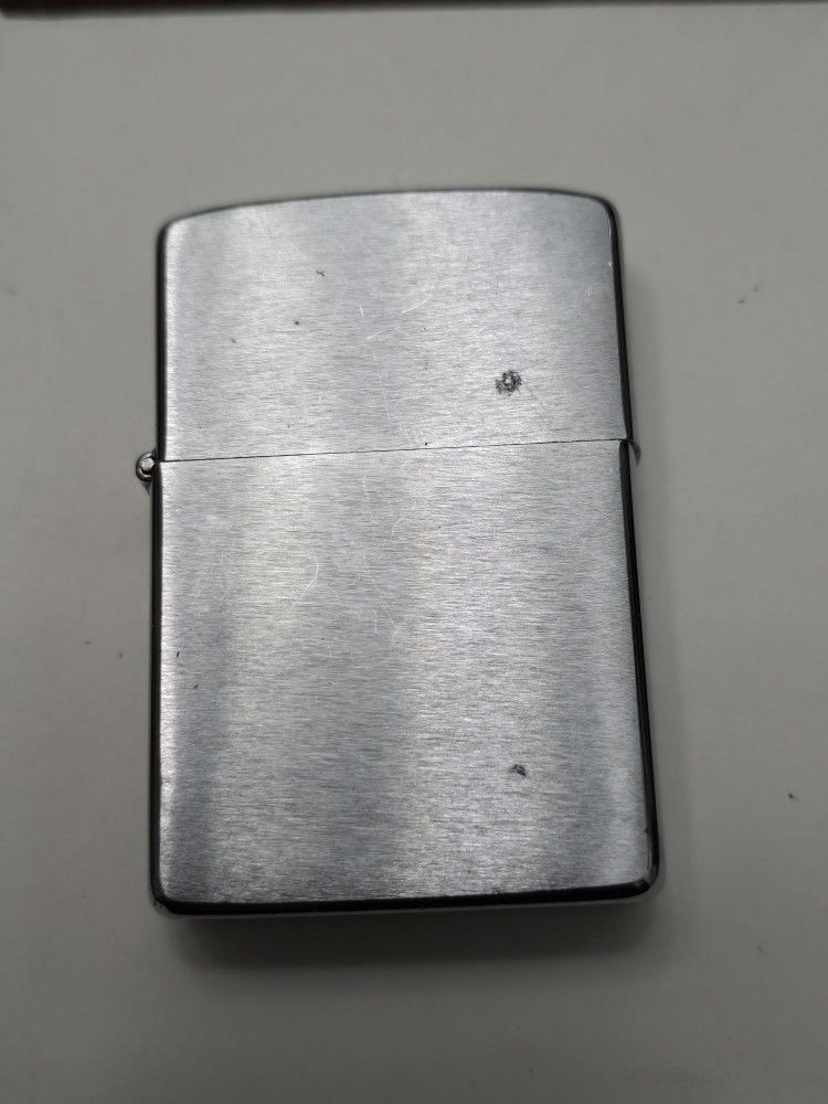 Vintage Zippo Chrome Lighter - 1984