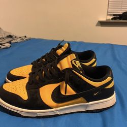 Nike Yellow and Black Dunks