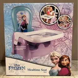 Disney Frozen Mealtime Baby Toddler Booster Seat with Adjustable Tray