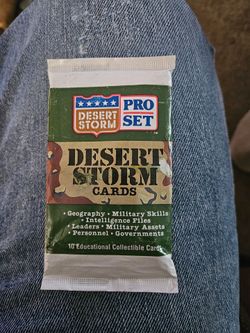 Pro Set Desert Storm Trading Cards Pack