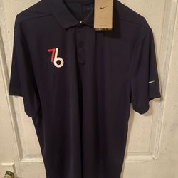 76ers Dri-Fit Polo Golf Shirt