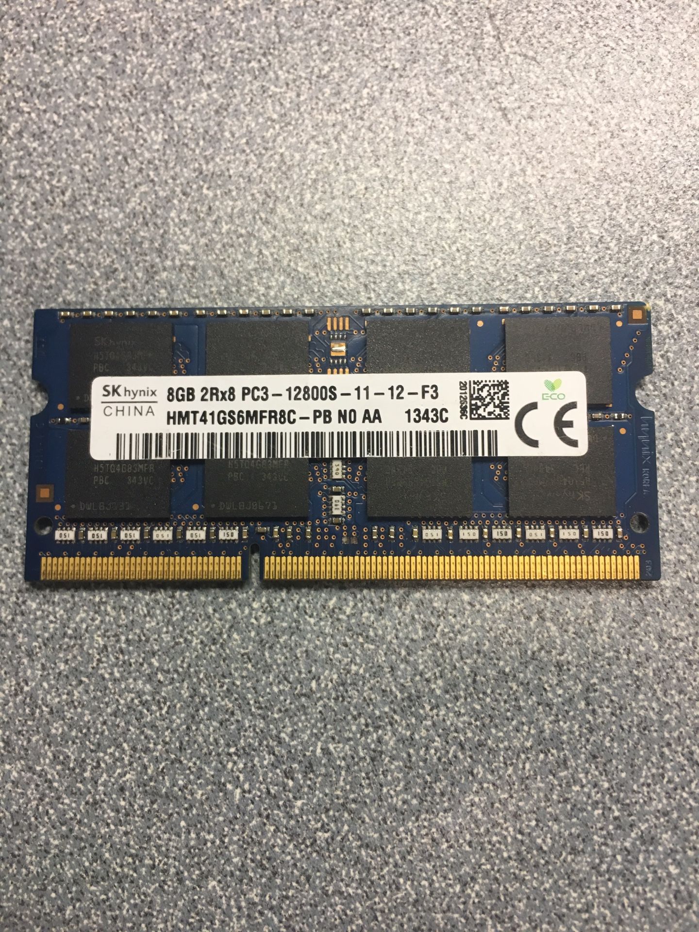 SK Hynix 8GB DDR3 laptop ram