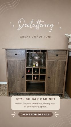 STYLISH BAR CABINET