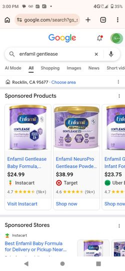 Enfamil gentle ease