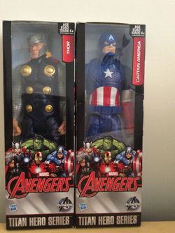 Thor and Captain American