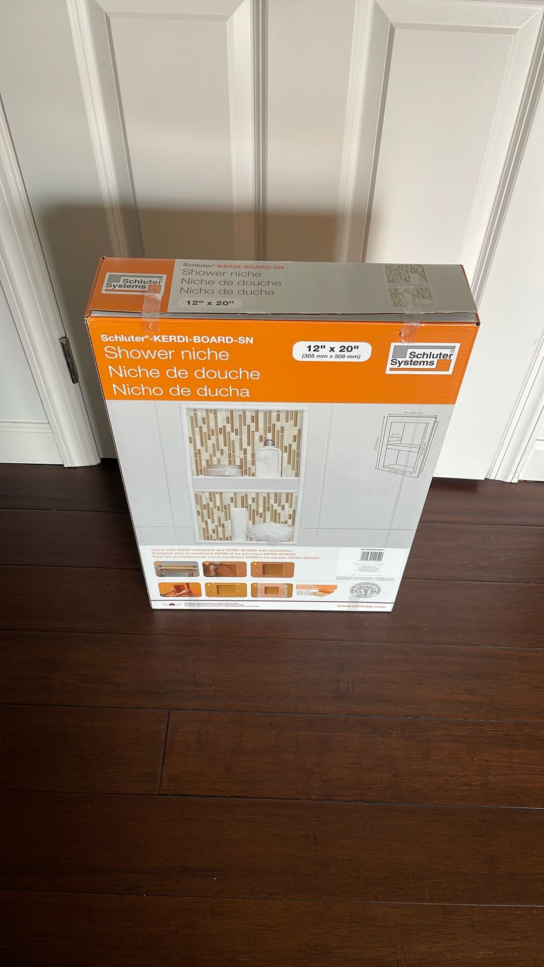 Schluter Shower Niche 12” X 20”