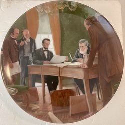 Abe Lincoln Knowles Collectible plate