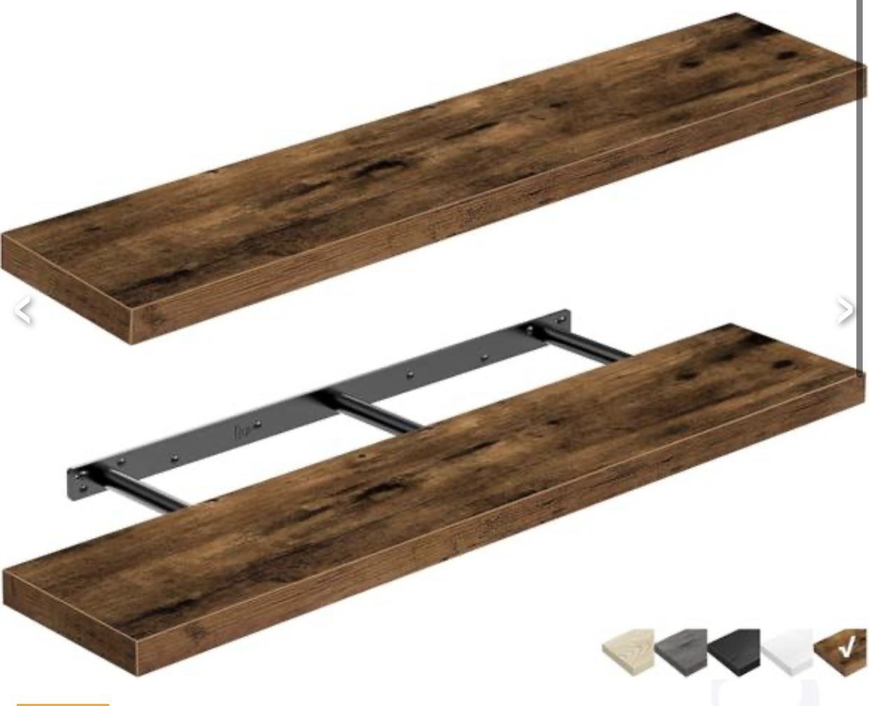 QEEIG Bathroom Shelves 48 inches Long Wall Shelf
