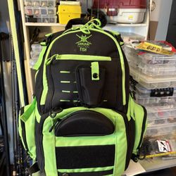 Samurai Tactical Fishing Tackle Backpack