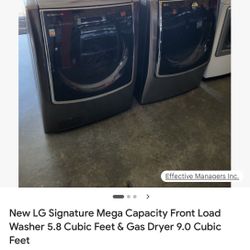 Lg Washer And Dryer Set 