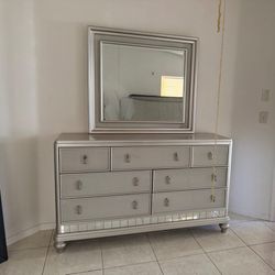 Huge Dresser With Mirror