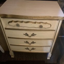 Vintage French Provincial Dresser / Side Table