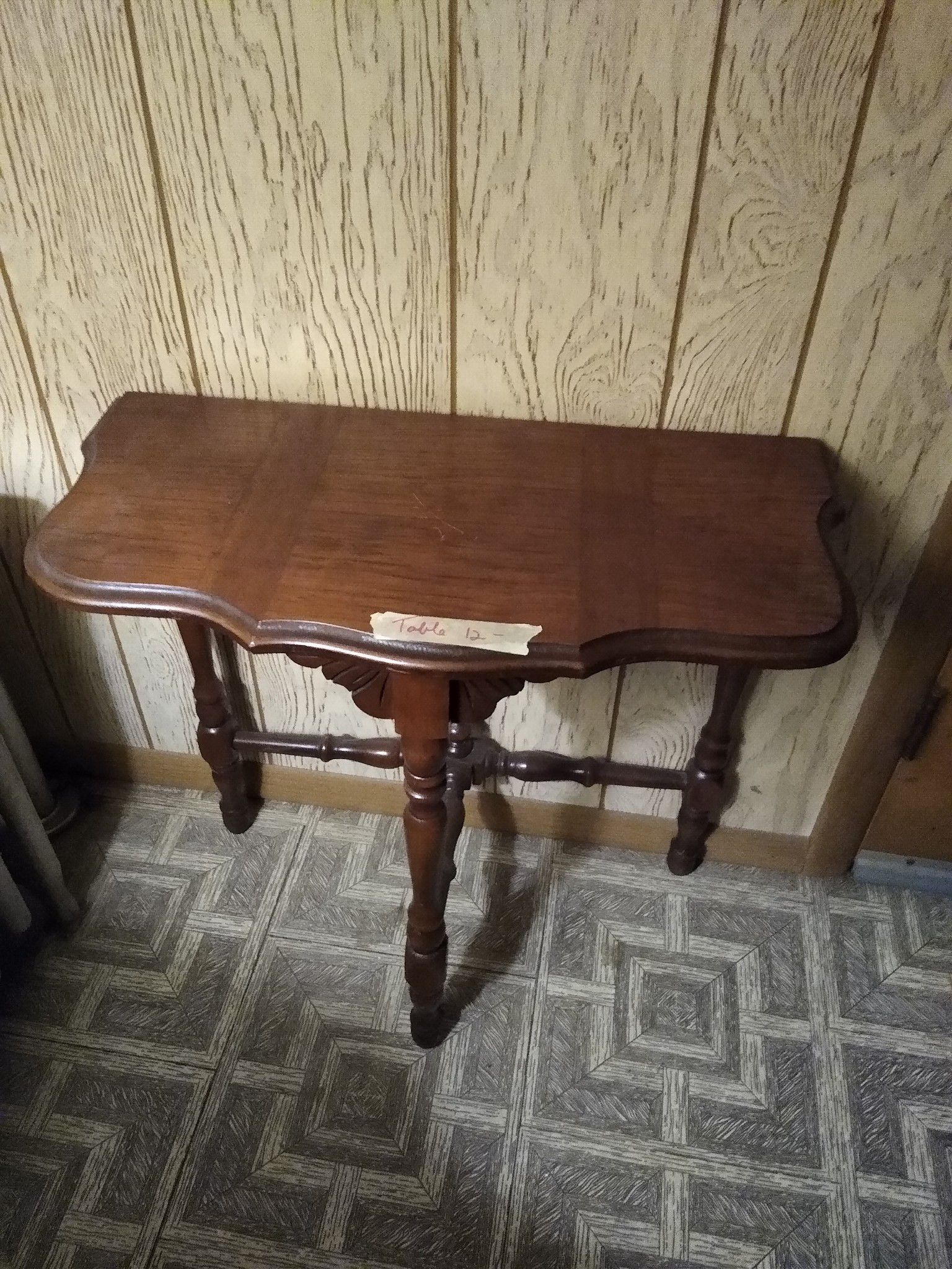 vintage half table